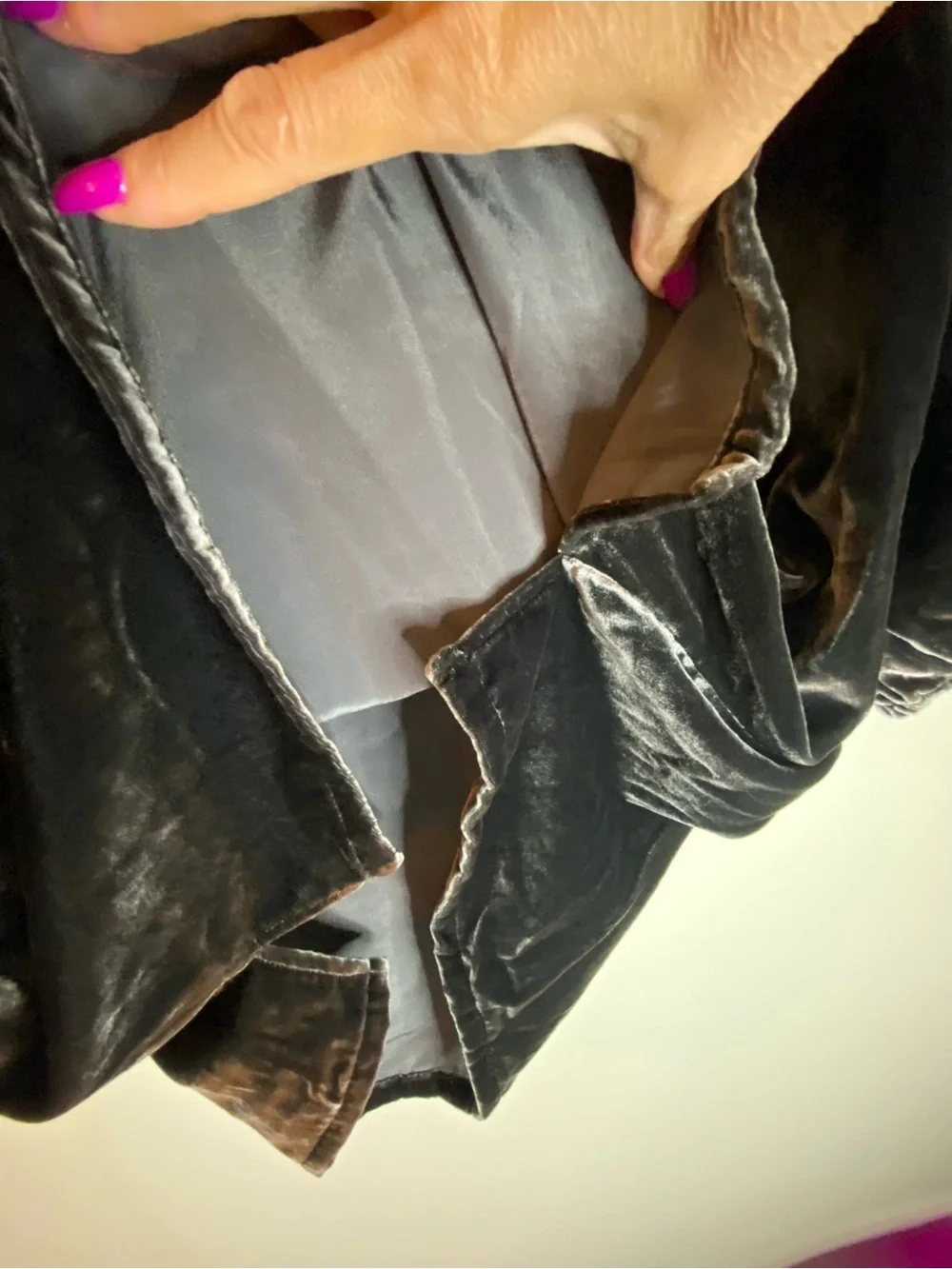 LOFT velvet blouse